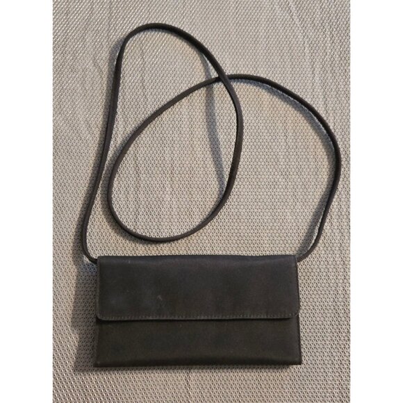 Black Nylon Crossbody Wallet w/ Detachable Strap, Washable & Water‑Resistant - Picture 1 of 9